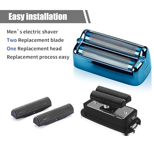 Shaver Replacement Foil Compatible with BaBylissPRO FXONE Double Foil - color: Blue