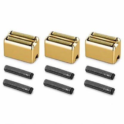 Replacement Heads Foil & Cutters Compatible with BaBylissPRO FXFS2 Shaver - color: 3 gold