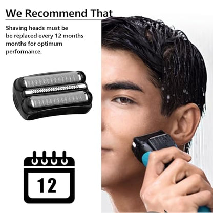 21B Replacement Foil and Cutter Compatible with Braun Series 3
