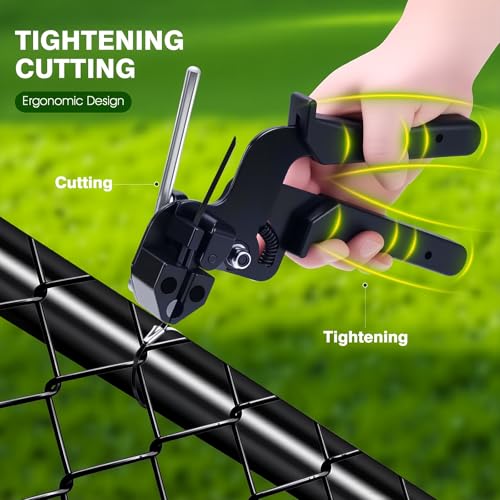Stainless Steel Cable Tie Gun & 100pcs 12in Black Metal Zip Ties - color: 100pcs Black
