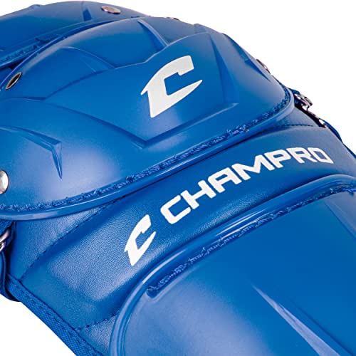 Champro Optimus MVP Double Knee Leg Guard - color: Royal, size: 14.5"