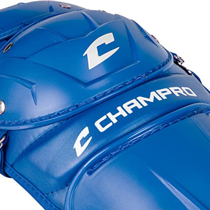 Champro Optimus MVP Double Knee Leg Guard - color: Royal, size: 16.5"