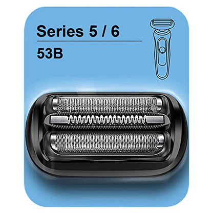 Series 5/6 53B Replacement Head for Braun Electric Foil Shaver, 1 Count - size: 1 Count (Pack of 1)
