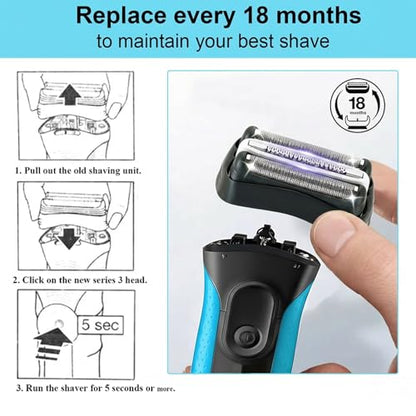 Series 3 32B Replacement Shaver Head for S3 ProSkin Electric Shaver - size: 32B-1PACK