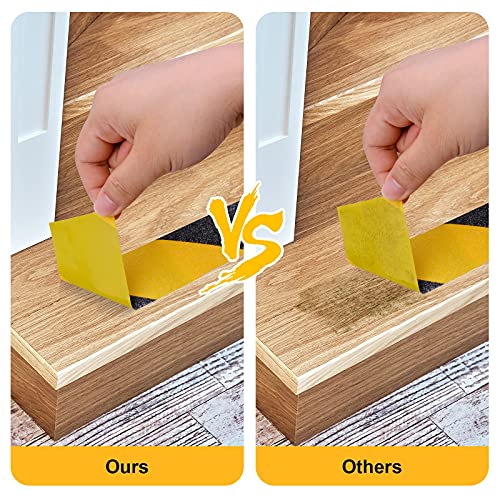 Anti Slip Tape, Waterproof Self Adhesive Yellow/Black 9.8"x33Ft Grip Tape - size: 9.8 Inch x 33 Feet