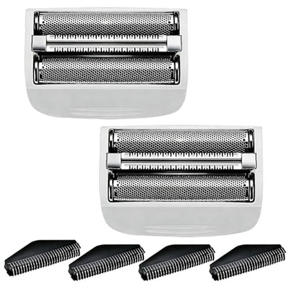 2PCS Shaver Replacement Foil Compatible with Remington PF7400, PF7500 - color: White2