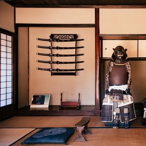 Katana Sword Rack Wall Mount, Hanging Stands for Sword Display,5 Tier - size: 5 Tier