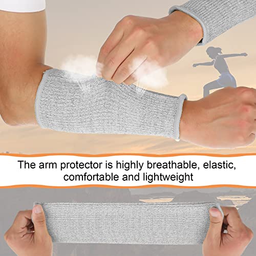 Neer 4 Pair Protective Arm Sleeves Cover,7.9 Inch,Gray,Blue - color: Gray, Blue, size: 7.9 Inch