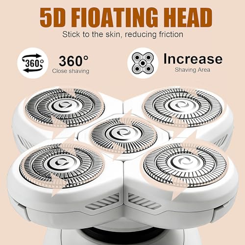 Head Shavers For Freebird FlexSeries Shaver Replacement Blade for Women - color: White/2PCS
