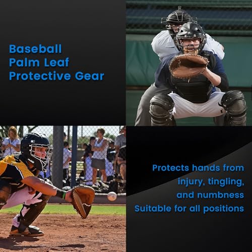 Baseball Softball Glove Sting Pad Pro Hand Protector, Palm Guard for Baseball, Youth/Adult - color: Blue