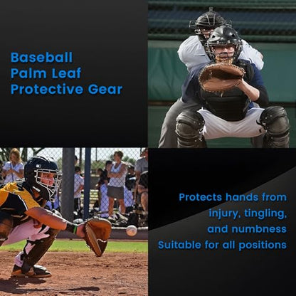 Baseball Softball Glove Sting Pad Pro Hand Protector, Palm Guard for Baseball, Youth/Adult - color: Blue