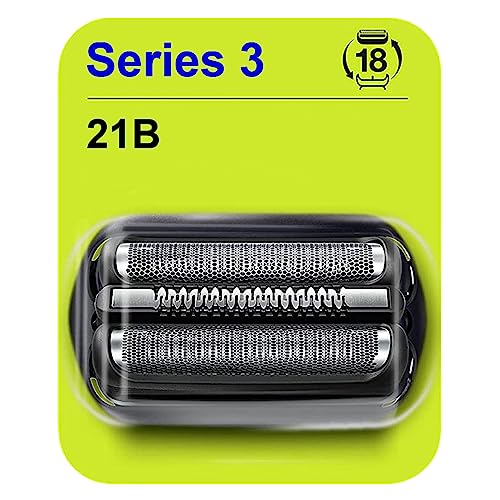 Series 3 Replacement Head for Braun Electric Shaver -21B, 1 Pack