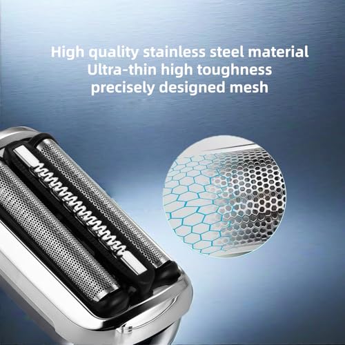 73S Series 7 Replacement Shaver Head for Braun S7 360 Flex Compatible, Replacement Blades for Braun Series 7 7020s 7025s 7027cc 7071cc 7075cc 7085cc - size: 4 Count