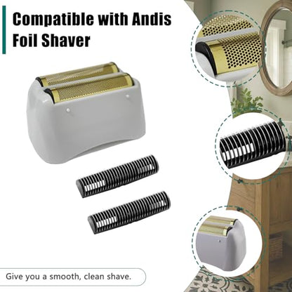 Replacement Foil Compatible with andis Model TS-1 TS-2 17235 Foil Shaver - color: Golden 1 Pack