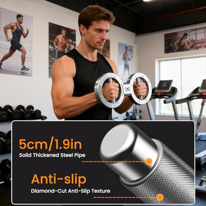 Forearm Strengthener with 15LB Adjustable Resistances, Arm Exercise Equipment with 360 Degree Rotator, Forearm Strength Trainer for Men & Women, Forearms Workout Equipment for Home
