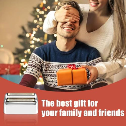 Shaver Replacement Foil and Cutters compatible with BaBylissPRO Barberology Double FXFS2 (3PC Silver) - color: 3PC Silver