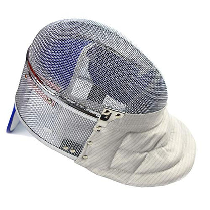 LEONARK Fencing Saber Mask Armoury Hema Fencing Helmet CE 350N Certified National Grade Masque - color: Grey_Detachable, size: Large