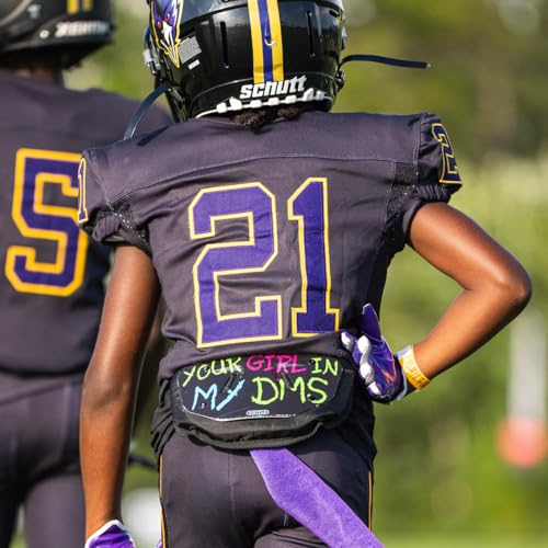 Battle Sports Novelty Football Back Plate, Kids, Adults - color: In My DMs, size: Adult