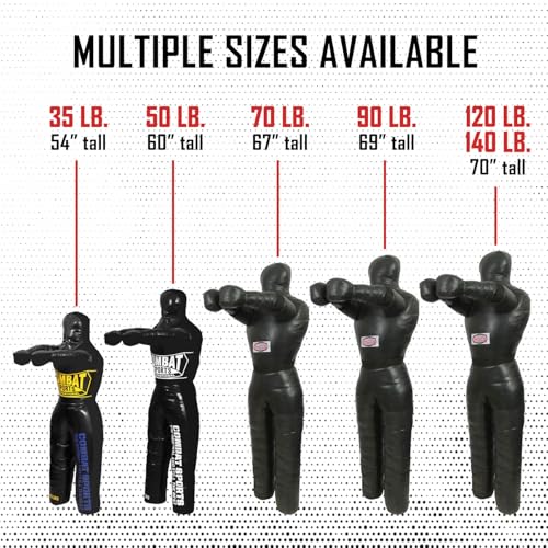 Combat Sports Legged Grappling Dummy – 35 to 140 lbs. Sizes - size: New, 90 lbs