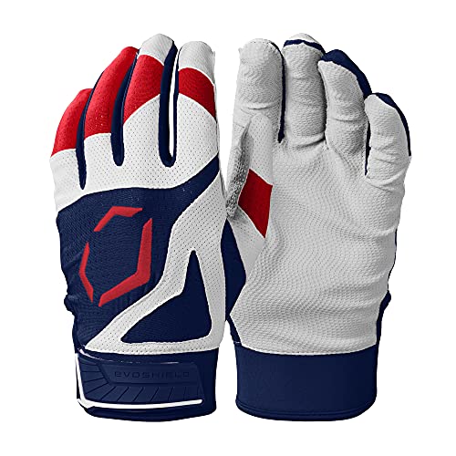 EvoShield SRZ-1™ Batting Gloves - Adult and Youth Sizes - color: USA, size: Small, style: Adult