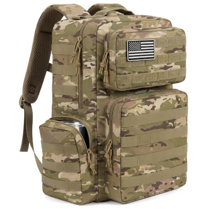 TILYMOL Military Tactical Backpack for Men & Women, 30L Assault Pack - color: Yellow Camo, size: 30L
