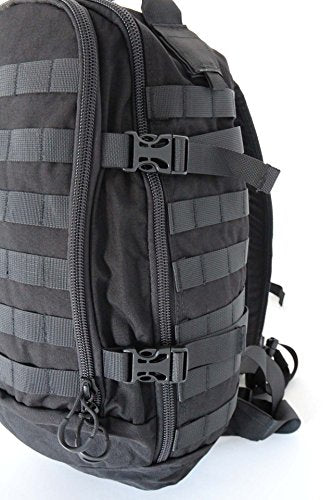 Military 26L ILBE Style Tactical Patrol Molle Backpack (BLACK) - color: Black