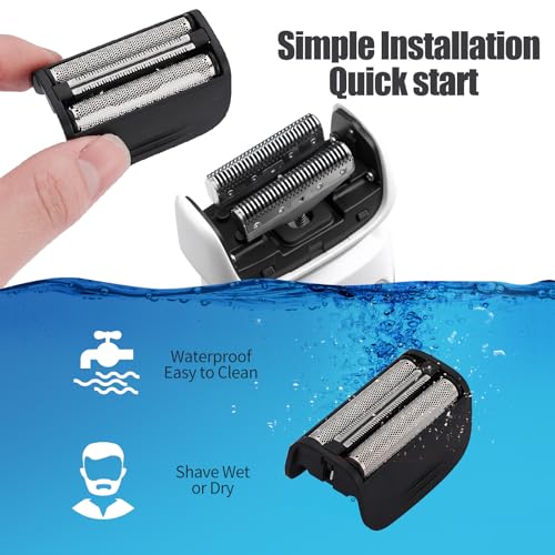 Replacement Head & Cutter Assembly for Remington PF7400/PF7500/PF7600 - color: Black-2 Pack