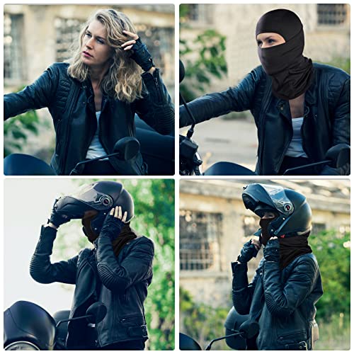 Achiou Ski Mask for Men and Women, Lightweight UV Balaclava Face Cover - color: Colorful