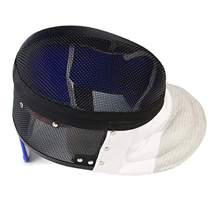 LEONARK Fencing Foil Mask Fencing Helmet CE 350N Certified National Grade Masque - Fencing Protective Gear - color: Black, size: Medium