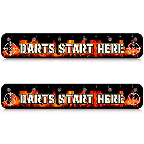 Amyhill 2 Pcs Dart Floor Marker Throw Line for Players Party
