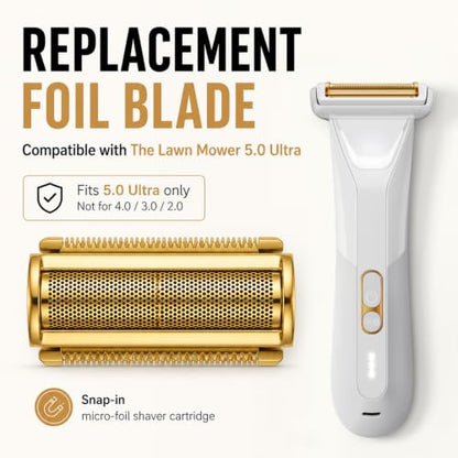 Gold Replacement Foil Blade Compatible with Manscaped Lawn Mower 5.0 Ultra - color: Gold Foil Shaver, size: 1 Pack