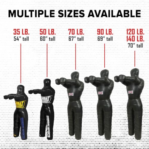 Combat Sports Legged Grappling Dummy – 35 to 140 lbs. Sizes - size: New, 140 lbs