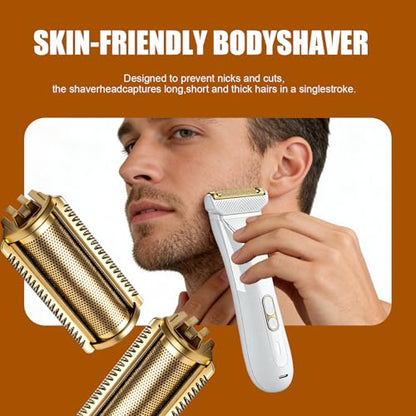 For MANSCAPED Lawn Mower 5.0 Ultra Shaver Replacement Head, Golden, 2pcs - color: Gold-2Pack
