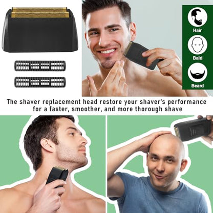 Shaver Replacement Super Close Gold Foil & Cutter Bar Assembly, 2 Pack - color: 2 Pack