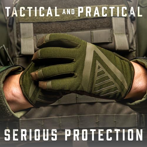 Glove Station Impulse Utility Gloves, Touchscreen, Impulse 1.0 - color: Impulse 1.0 - Green, size: XX-Large