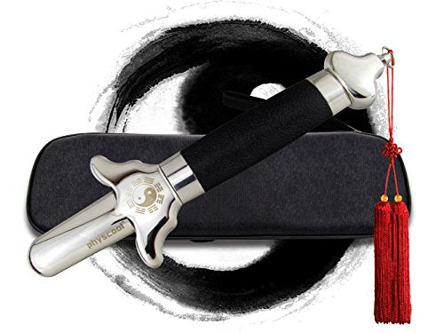Premium Extendable Chinese Taichi Sword with Free Luxury Red Sword Tassel and PU Leather Bag - size: 35.50"/90cm