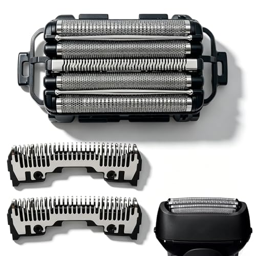 For Panasonic Arc 5 Replacement Blades and Foil,Electric Razor Blades Compatible with WES9032P ES9032 ES9034 ES9036 ES9038, Replacement Blades Fits Models ES-LV61, ES-LV65, ES-LV67, ES-LV95