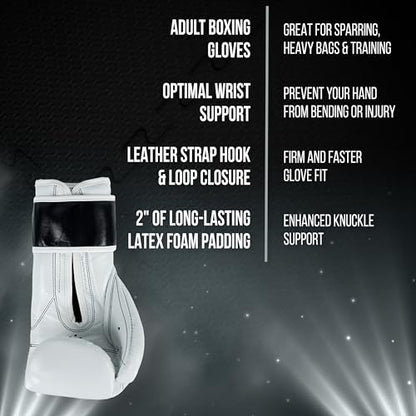 CLETO REYES Training Boxing Gloves, 16oz, with Hook and Loop Closure