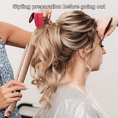Nuanchu 6 Pcs High Heat Resistant Finger Protectors for Curling Iron