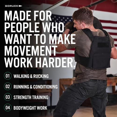GORUCK Rucking Weighted Vest for Men and Women, Adjustable - size: S/M