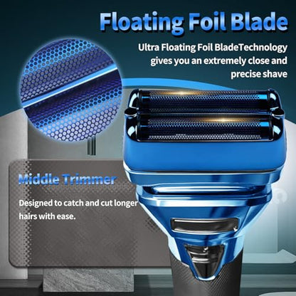 Double Replacement Foil for BaBylissPRO FXONE BlackFX Foil Stick Shaver - color: Blue