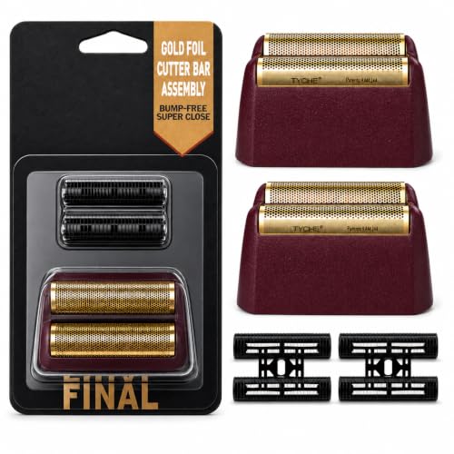 Shave Replacement Heads Compatible with Wahl 7031-100/7043-100 Foil&Cutter - color: 2 Count Red
