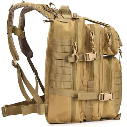 Military Tactical Assault Pack Backpack Army Molle Bug Out Bag Backpacks Small Rucksack for Outdoor Hiking Camping Trekking Hunting Brown - color: Brown-tan