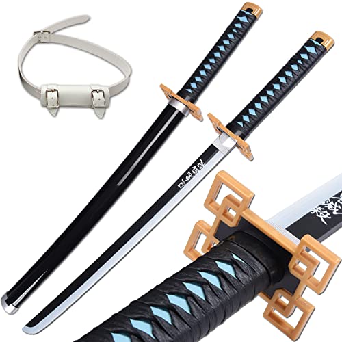 ziqing Demon Katana Sword Cosplay Sword Handmade Katana 31 inch with Multiple Styles to Choose from - color: Tokitou Muichirou-31inch