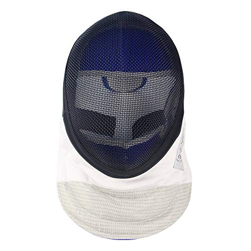 LEONARK Fencing Foil Mask Fencing Helmet CE 350N Certified National Grade Masque - Fencing Protective Gear - color: Black, size: Small