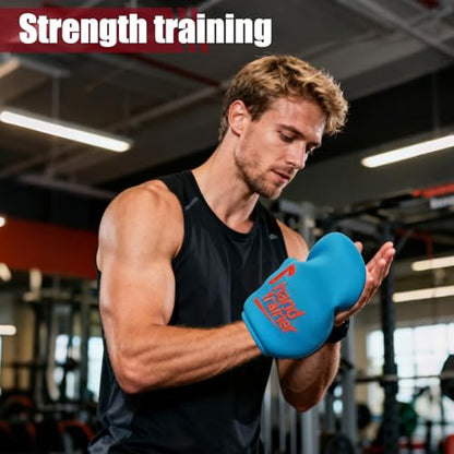 Blue Finger Grip Strengthener, Grip Strength Trainer, and Forearm Strengthener - Designed for Enhancing Grip, Finger Exercises, and Wrist Training