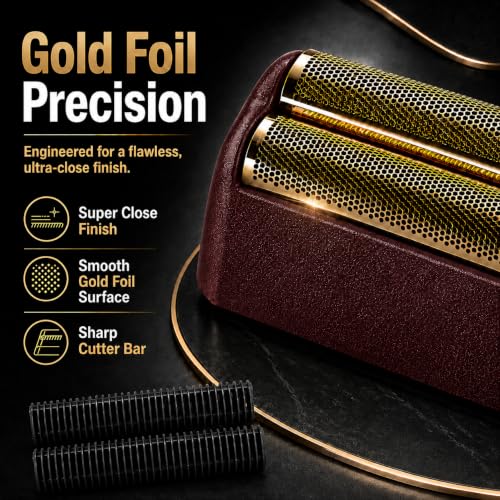 Shave Replacement Heads Compatible with Wahl 7031-100/7043-100 Foil&Cutter - color: 2 Count Red