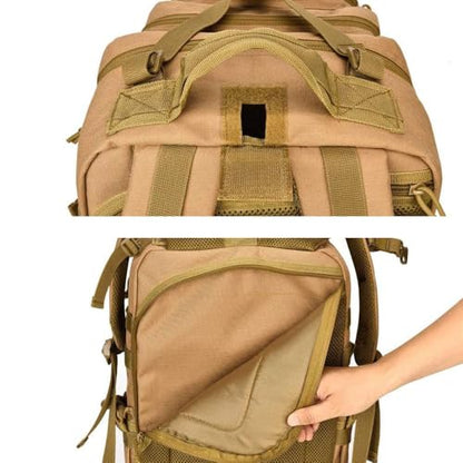 REEBOW GEAR Travel Tactical Backpack Outdoor 3 Day Rucksack Bag for Men - color: 09 Black