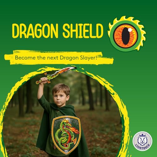 Liontouch - Dragon Slayer Foam Shield for Kids - Age 3+ Years - style: Dragon
