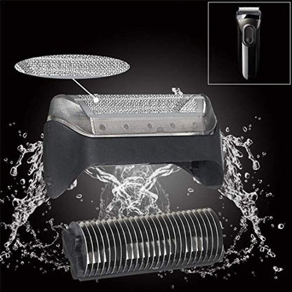 2026 Upgraded 10B Replacement Foil & Cutter Compatible with Bra-un Cruzer/Series 1, 10B/20B 1000/2000 Series Replacement Shaver Head Set Fits for 170 180 190 1735 1775 5728 5729 170S